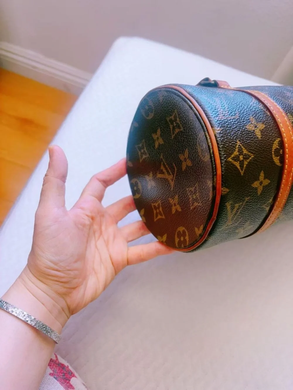 Louis Vuitton Monogram Papillon 26 Shoulder Bag -‎ Brown Monogram